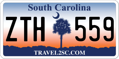 SC license plate ZTH559