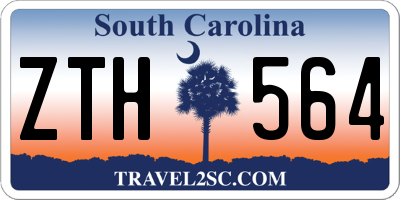 SC license plate ZTH564