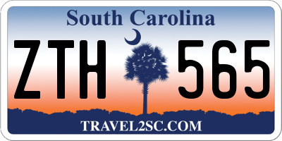 SC license plate ZTH565