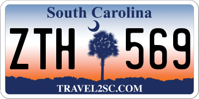 SC license plate ZTH569