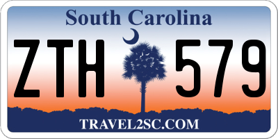 SC license plate ZTH579