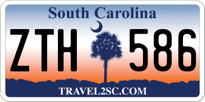 SC license plate ZTH586