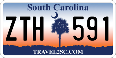 SC license plate ZTH591