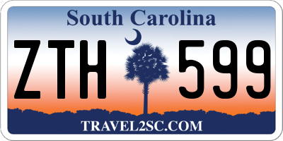 SC license plate ZTH599