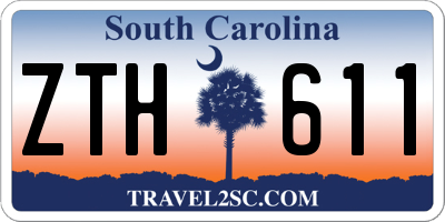 SC license plate ZTH611
