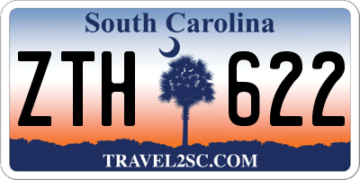 SC license plate ZTH622
