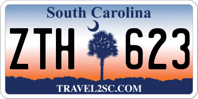 SC license plate ZTH623