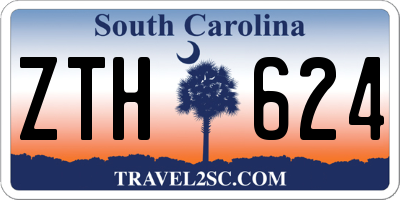 SC license plate ZTH624