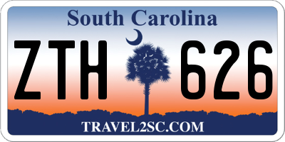 SC license plate ZTH626