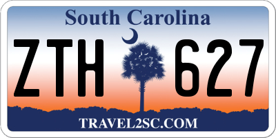 SC license plate ZTH627