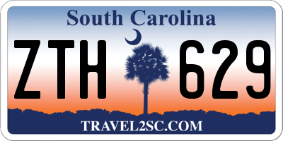 SC license plate ZTH629