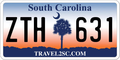 SC license plate ZTH631