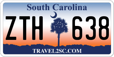 SC license plate ZTH638