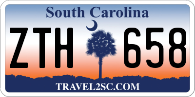SC license plate ZTH658