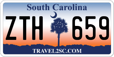 SC license plate ZTH659