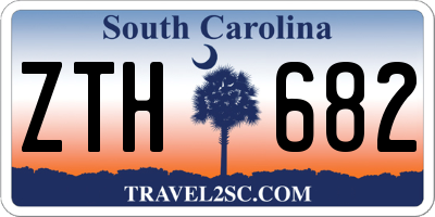 SC license plate ZTH682
