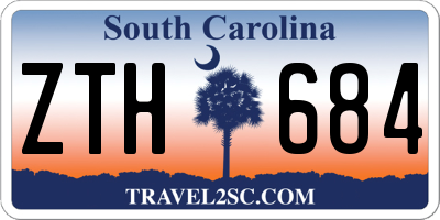 SC license plate ZTH684