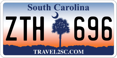 SC license plate ZTH696