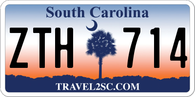 SC license plate ZTH714