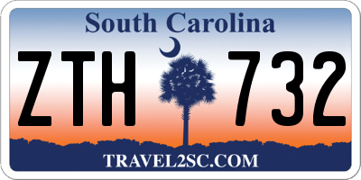SC license plate ZTH732