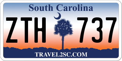 SC license plate ZTH737