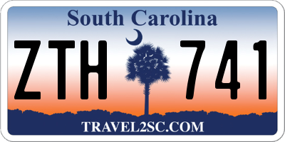 SC license plate ZTH741