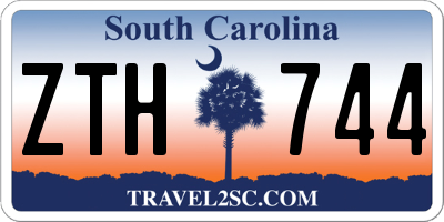 SC license plate ZTH744