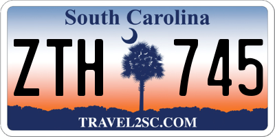 SC license plate ZTH745