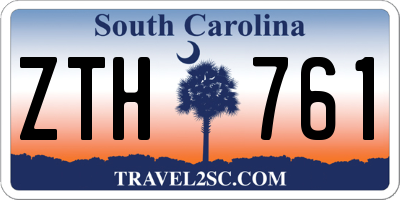 SC license plate ZTH761