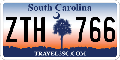 SC license plate ZTH766