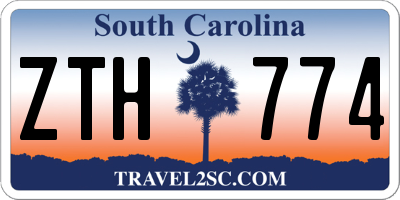 SC license plate ZTH774