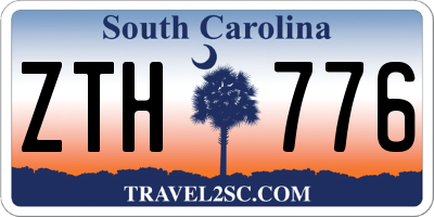 SC license plate ZTH776