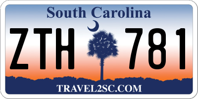 SC license plate ZTH781