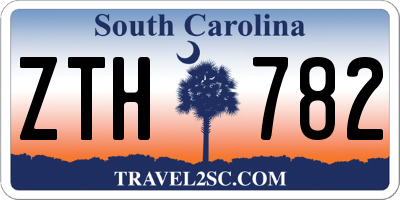 SC license plate ZTH782