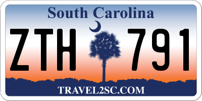 SC license plate ZTH791