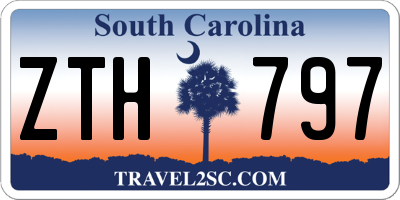 SC license plate ZTH797