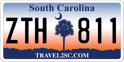 SC license plate ZTH811