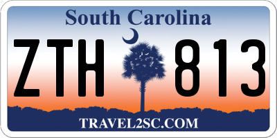 SC license plate ZTH813