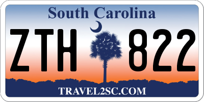 SC license plate ZTH822