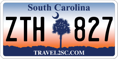 SC license plate ZTH827