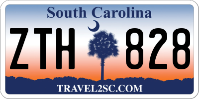 SC license plate ZTH828