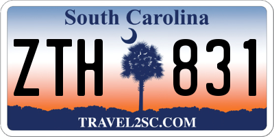 SC license plate ZTH831