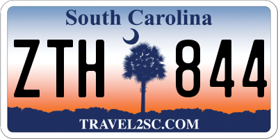 SC license plate ZTH844