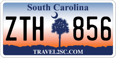 SC license plate ZTH856