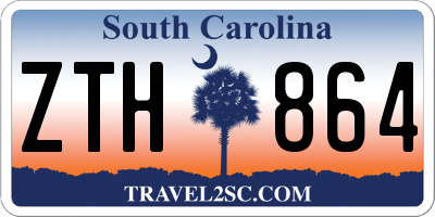 SC license plate ZTH864