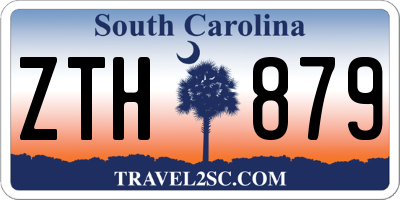 SC license plate ZTH879