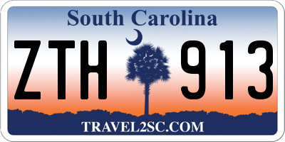 SC license plate ZTH913