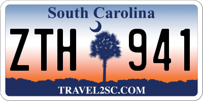 SC license plate ZTH941