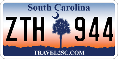 SC license plate ZTH944