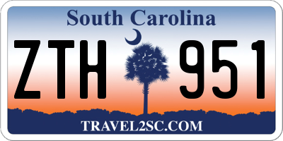SC license plate ZTH951